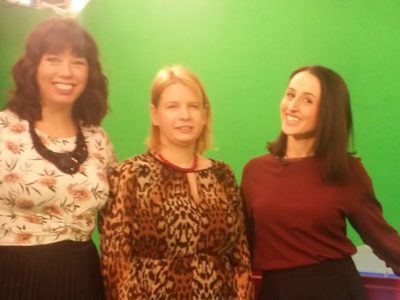 Alana with the Global Montreal Team